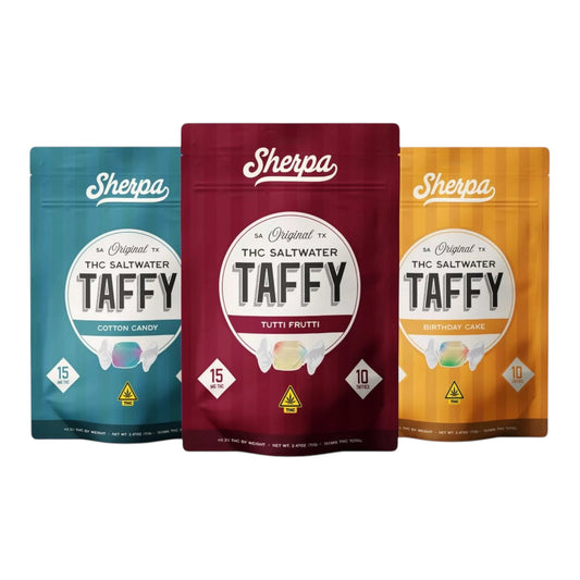 Sherpa THC Saltwater Taffy - 150mg