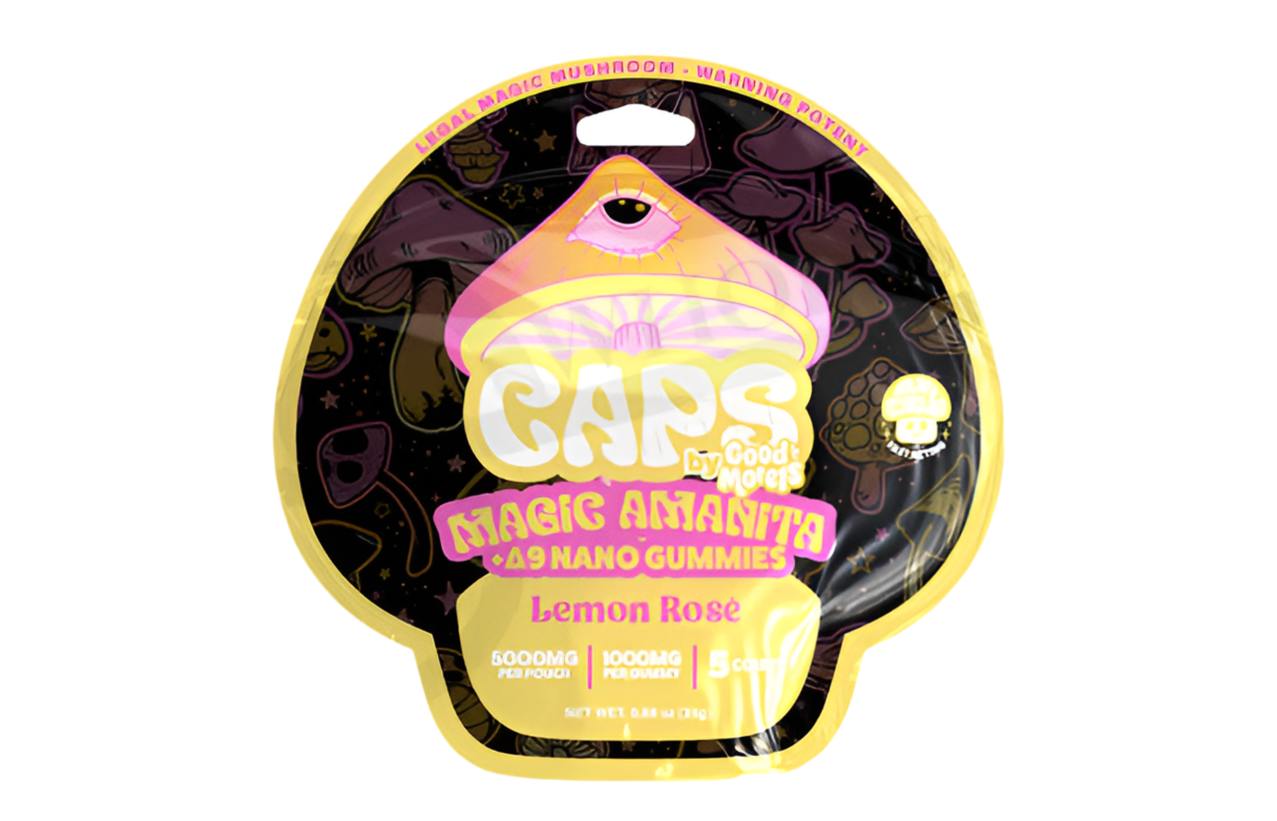 Caps by Good Morels Amanita Delta 9 Nano Gummies - 5,000mg