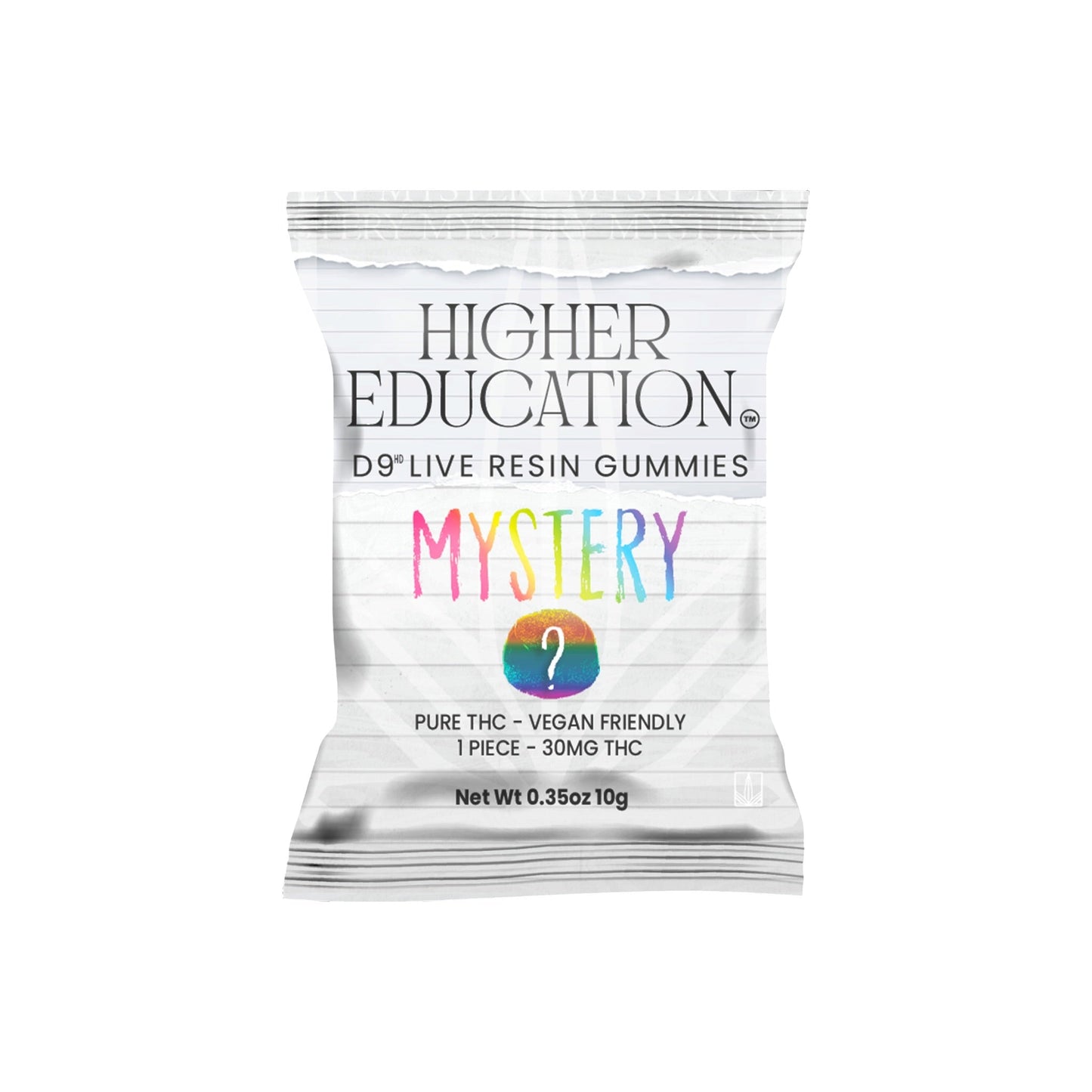 Higher Education D9 THC Live Resin Gummies