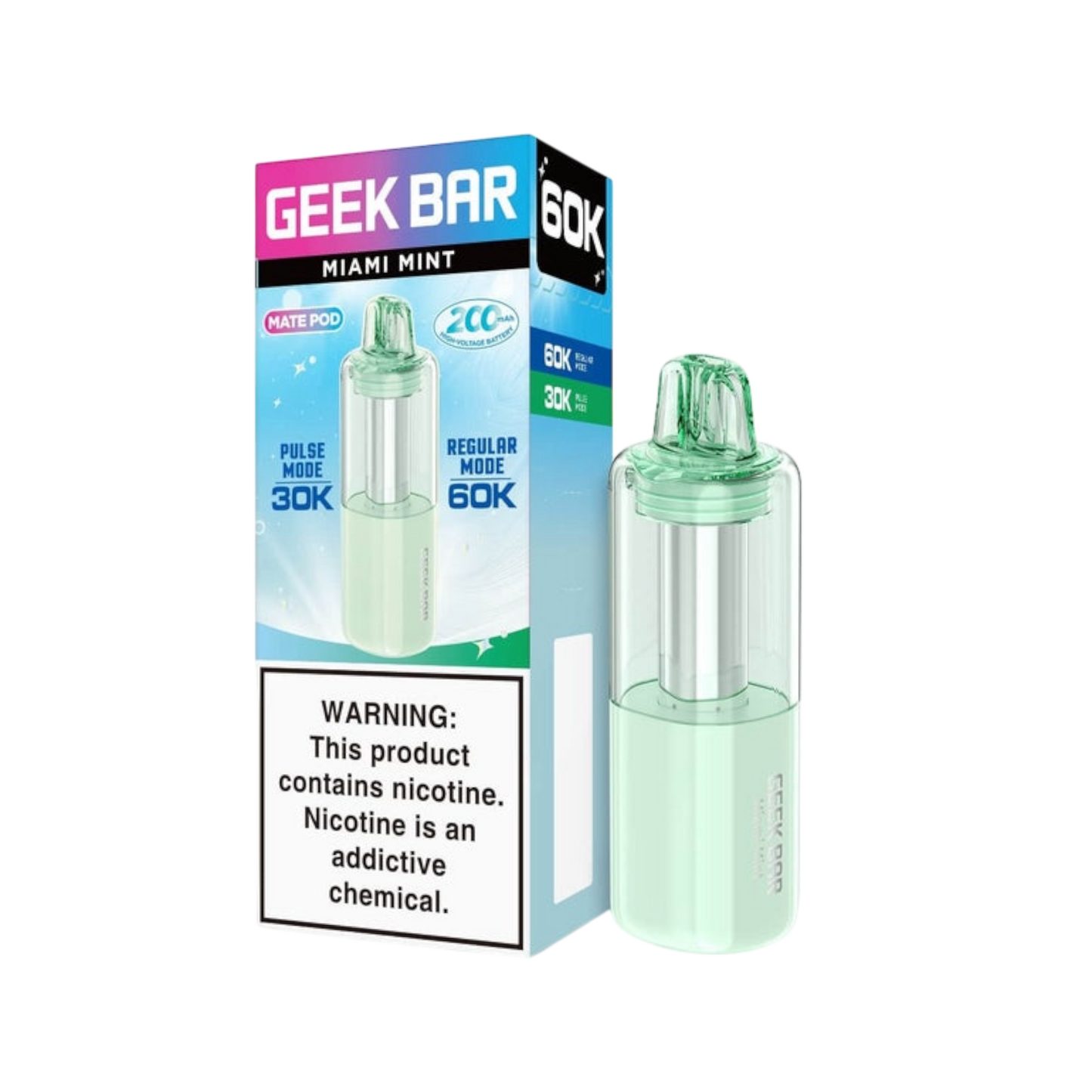 Geek Bar Mate 60K Disposable Pod - 60,000 Puffs