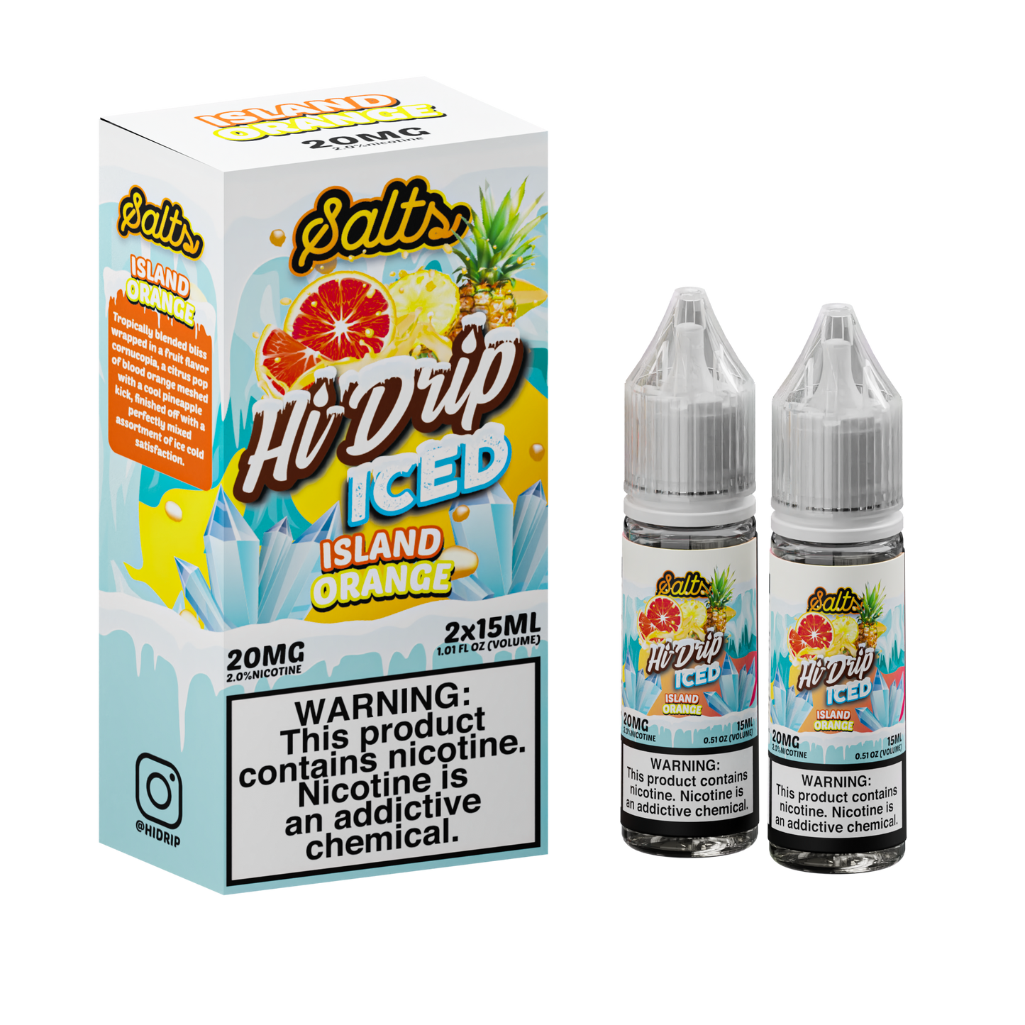 Hi Drip Salt Iced Nicotine E-Juice - 30ml