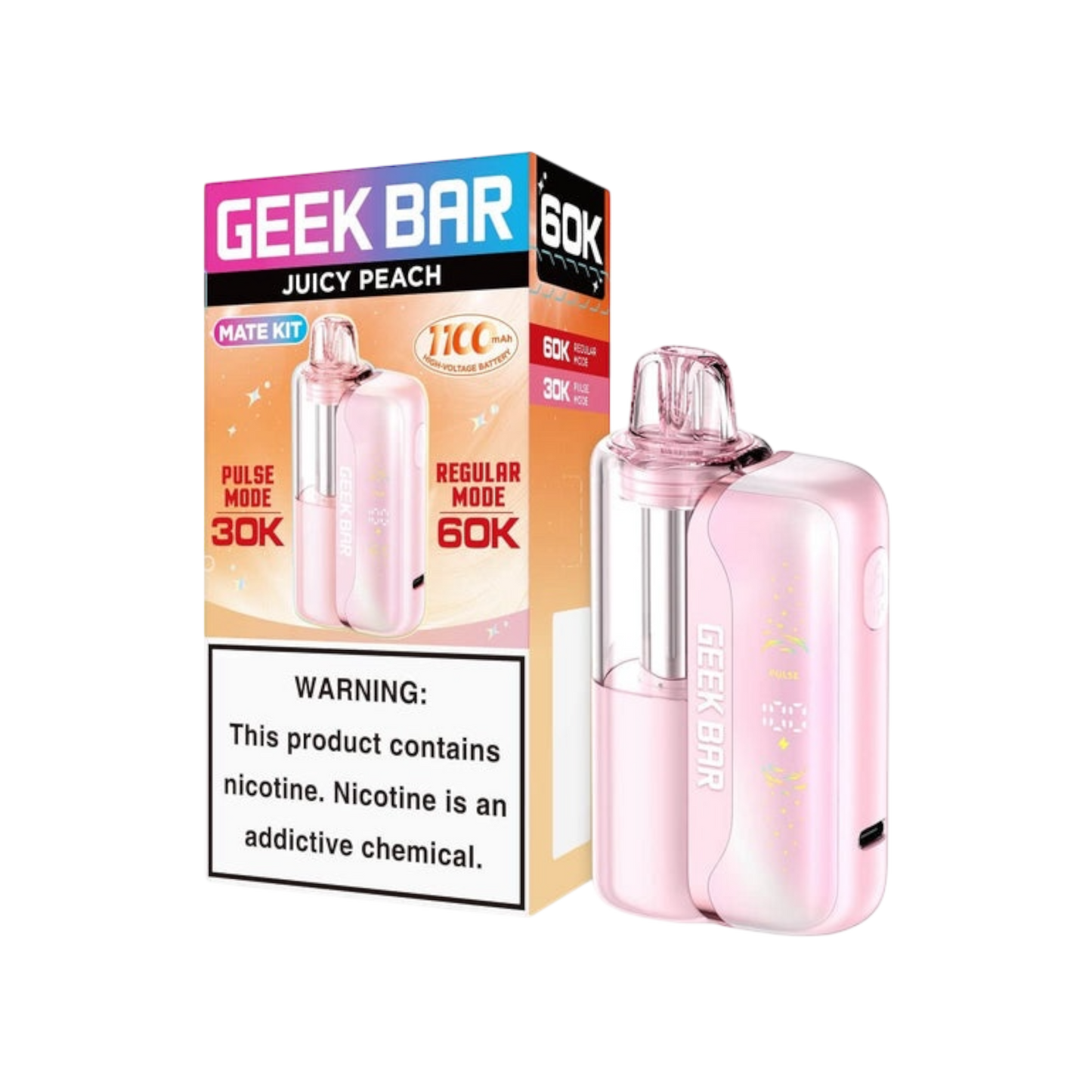 Geek Bar Mate 60K Kit Disposable Vape - 60,000 Puffs