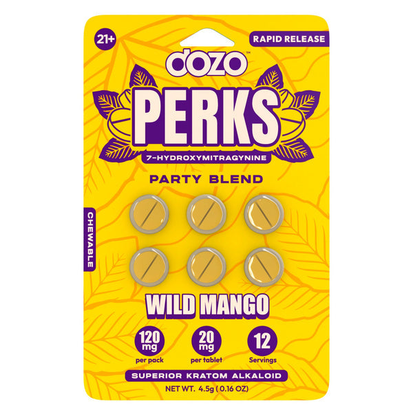 Dozo Perks 7-Hydroxymitragynine Kratom Capsules