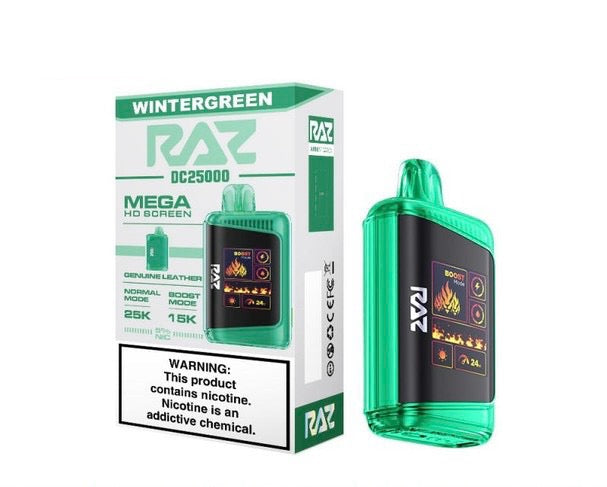 Raz DC25000 Mega HD Screen Disposable Vape - 25,000 Puffs