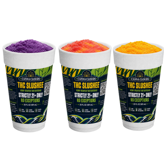 Canna Clouds D9 Slushies - 100mg