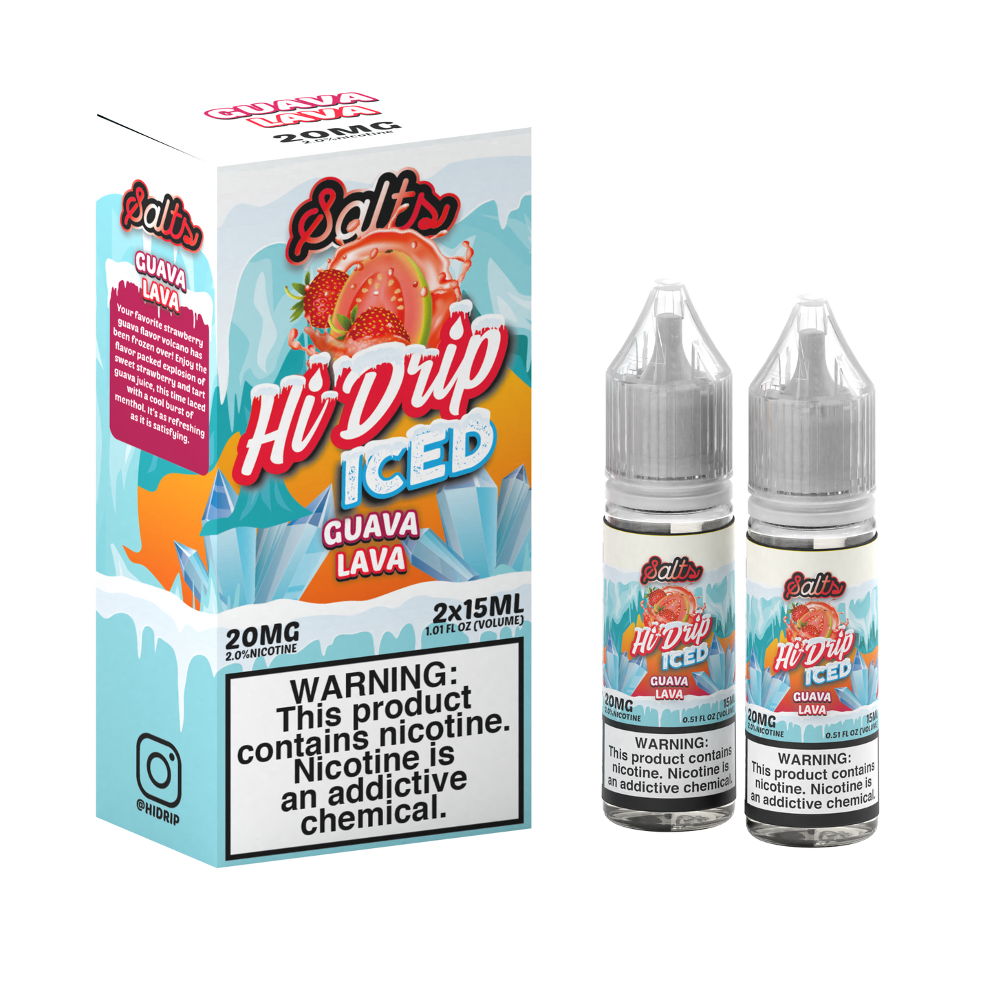 Hi Drip Salt Iced Nicotine E-Juice - 30ml
