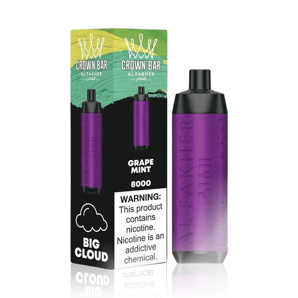 Al Fakher Crown Bar Disposable Vape - 8,000 Puffs
