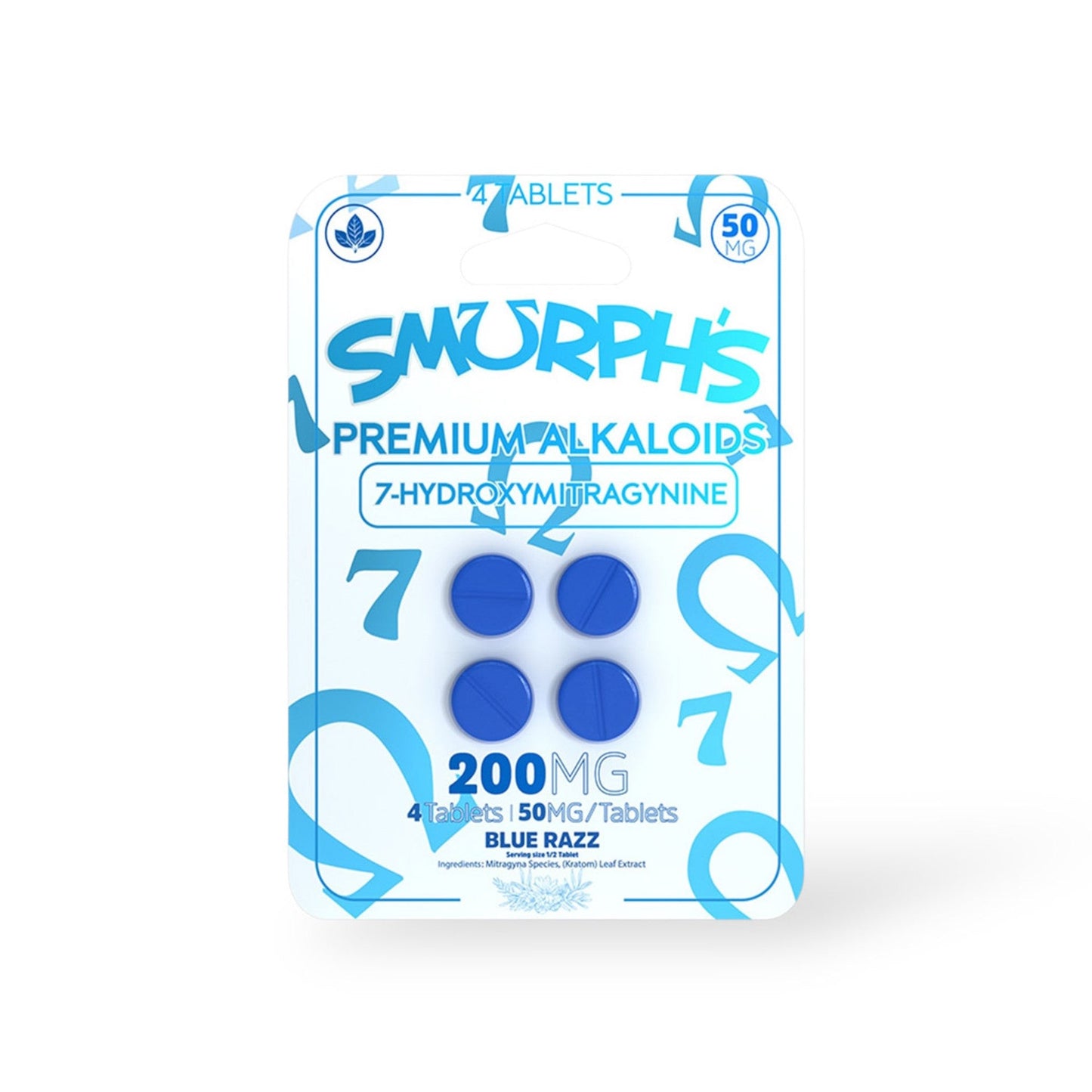 Smurph’s 7-Hydroxy Kratom Leaf Extract Chewable Tablets