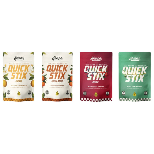 Sherpa Quick Stix Fast Acting THC Drink Mix - 150mg
