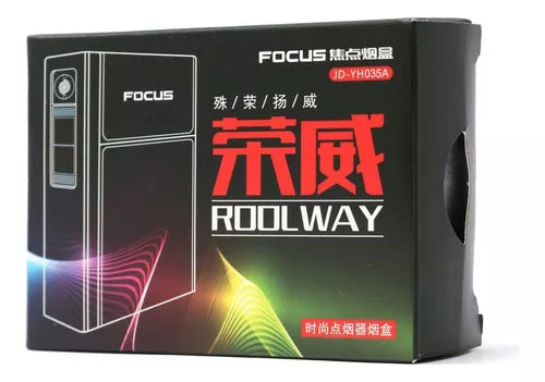 Focus Roolway Dual-Function Lighter & Cigarette Case