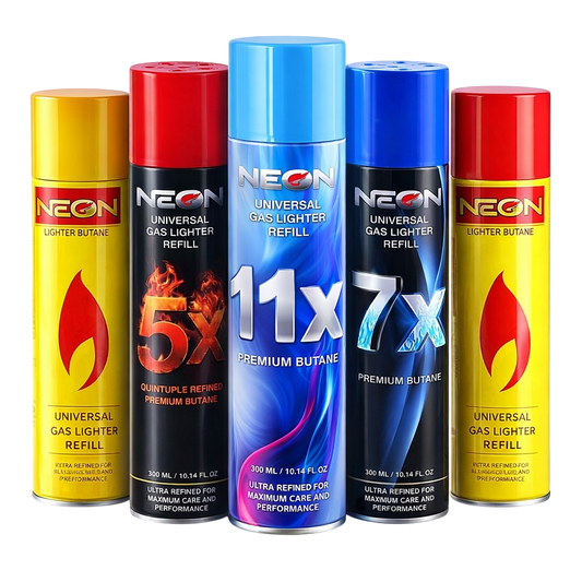 Neon Universal Gas Lighter Refill
