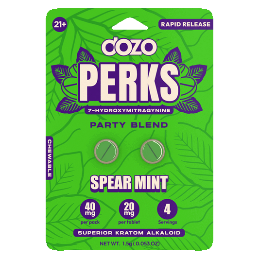 Dozo Perks 7-Hydroxymitragynine Kratom Capsules